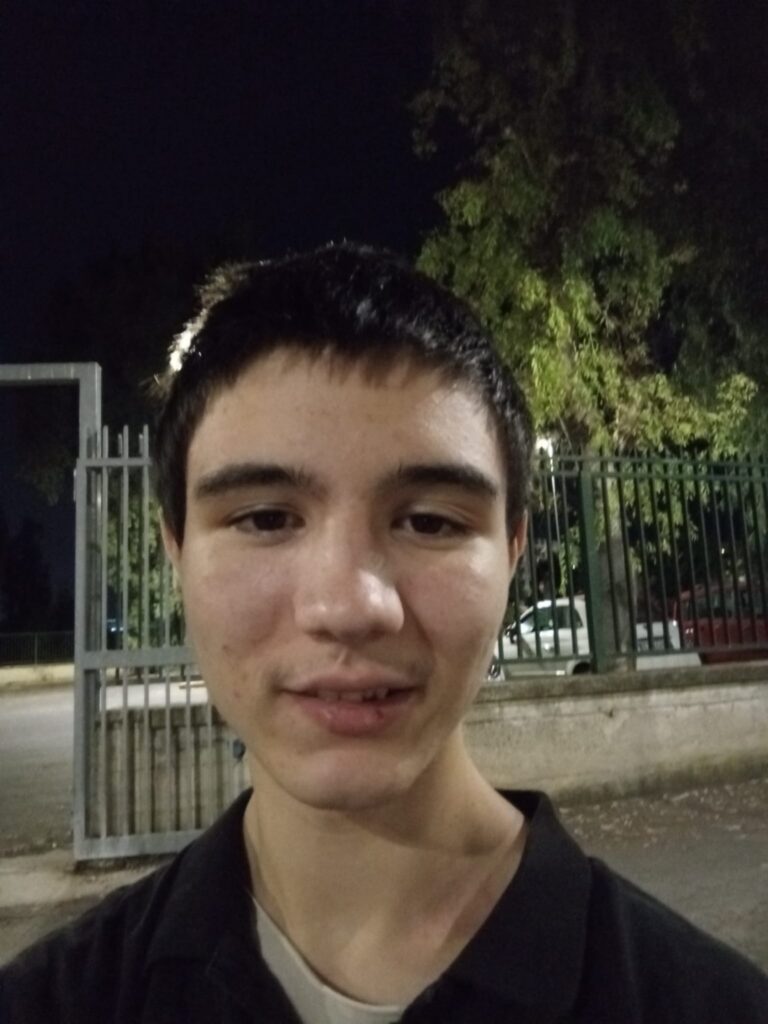 Photo of me at the park at night